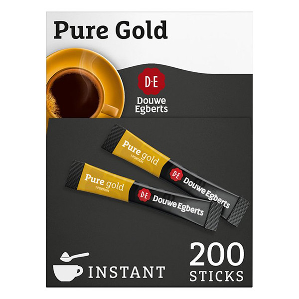 Douwe Egberts Instant Pure Gold sticks (200 stuks)  422013 - 3