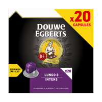 Douwe Egberts Lungo Intens koffiecups (20 stuks) 4057016 423910