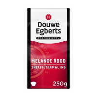 Douwe Egberts Professional Rood snelfiltermaling 250 g (24 stuks) 435822 068828