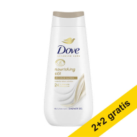 Aanbieding: 4x Dove Advanced Care Nourishing Silk douchecrème (225 ml) SDO00717