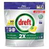 Dreft Professional All-In-One vaatwastabletten Lemon (90 vaatwasbeurten)