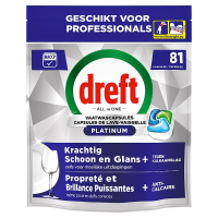 Dreft Professional All-in-One Platinum Vaatwastabletten (81 vaatwasbeurten) SDR08729