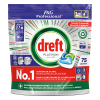 Dreft Professional All-in-One Platinum vaatwastabletten Regular (75 vaatwasbeurten)