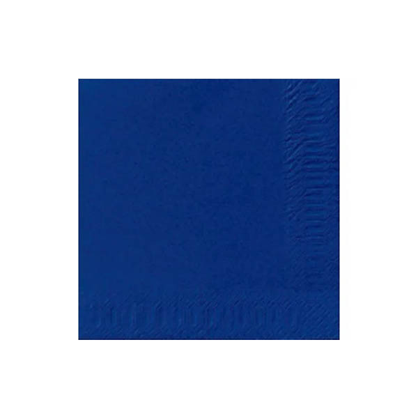 Duni luxe servetten 3-laags donkerblauw (125 stuks) 298144 - 1