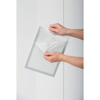 Durable Duraframe Sun informatiekader A4 zelfklevend zilver (2 stuks) 484123 310180