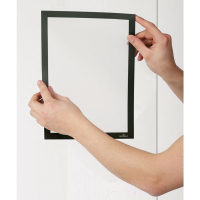 Durable Duraframe Sun informatiekader A4 zelfklevend zwart (2 stuks) 484101 310181