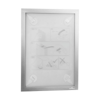 Durable Duraframe WALLPAPER informatiekader A4 zelfklevend zilver 484323 310214
