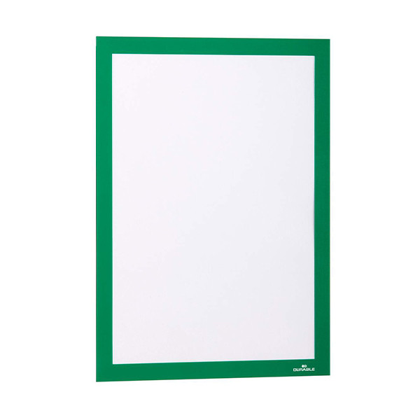 Durable Duraframe informatiekader A4 zelfklevend groen (2 stuks) 487205 310200 - 1