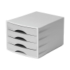 Durable ECO ladeblok grijs (4 laden) 776210 310233