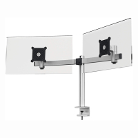 Durable Pro monitorarm voor 2 monitoren zilver (met klem) 508523 310266