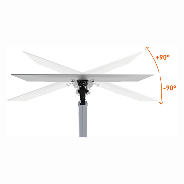 Durable Select Plus monitorarm voor 1 monitor zilver (met klem en bladdoorvoer) 509623 310267 - 5