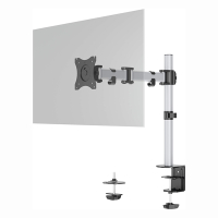 Durable Select monitorarm voor 1 monitor zilver (met klem en bladdoorvoer) 509423 310269