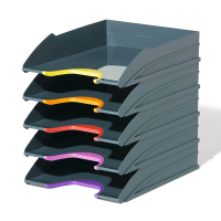 Durable Varicolor brievenbak grijs/gekleurd (5 stuks) 310293