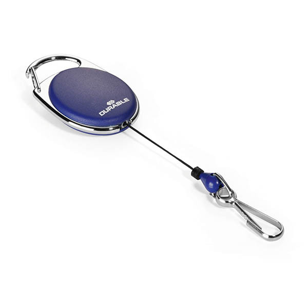 Durable afrolmechanisme met karabijnhaak blauw 310299 - 1