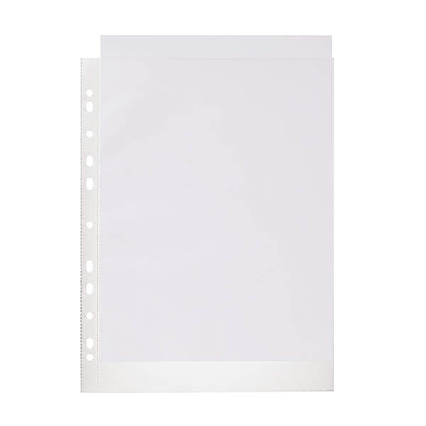Durable geperforeerde hoesjes transparant A4 11-gaats 80 micron (100 stuks) 310291 - 4