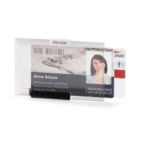 Durable kaarthouder pushbox duo zonder textielkoord (10 stuks) 892119 310035