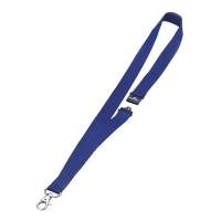 Durable keycord met karabijnhaak blauw (10 stuks) 813707 310054