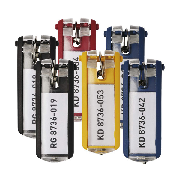 Durable sleutelhanger assorti (6 stuks) 195700 310216 - 1