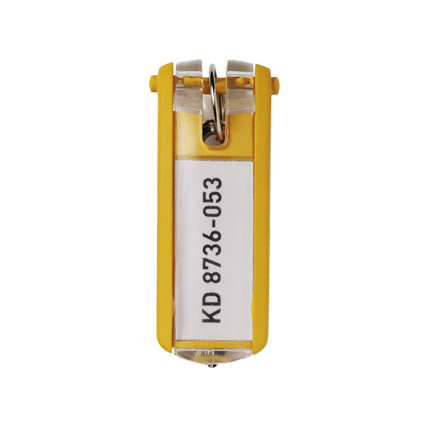 Durable sleutelhanger geel (6 stuks) 195704 310219 - 1