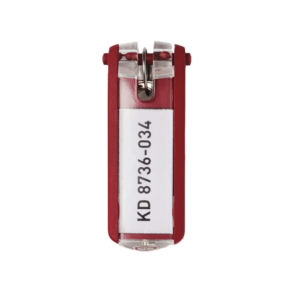 Durable sleutelhanger rood (6 stuks) 195703 310218 - 1