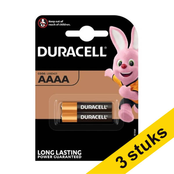 Aanbieding: 3x Duracell ultra AAAA alkaline batterij (2 stuks) ADU00393 - 1