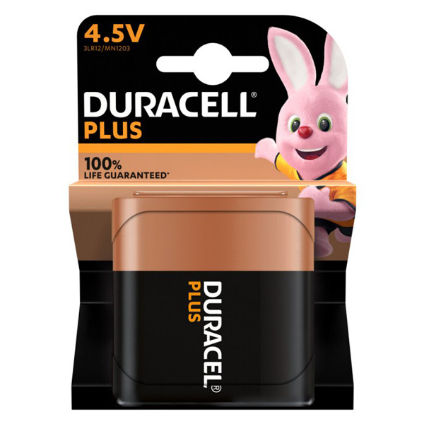 Duracell Plus Power 3LR12 / MN1203 Alkaline 4.5 Volt Batterij (1 stuk) 1289 3LR12 3R12 LR12 MN1203 ADU00048 - 1