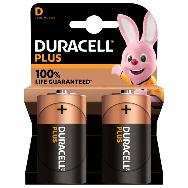 Duracell plus D MN1300 batterij 2 stuks MN1300 204506 - 1