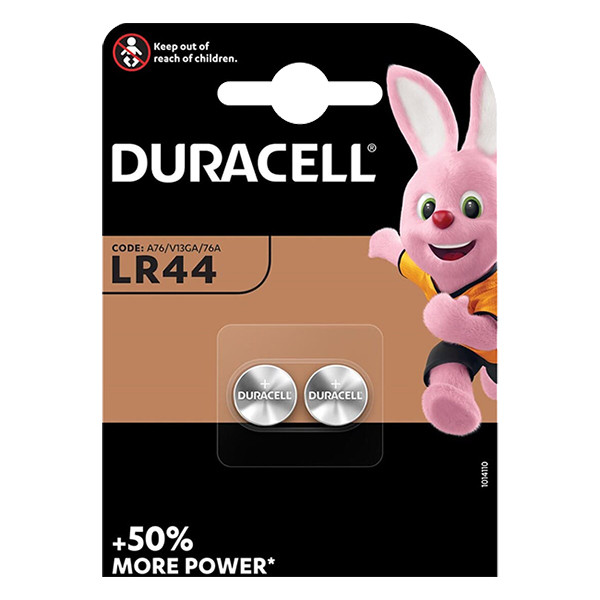Duracell plus LR44 knoopcel batterij 2 stuks LR44 204510 - 1