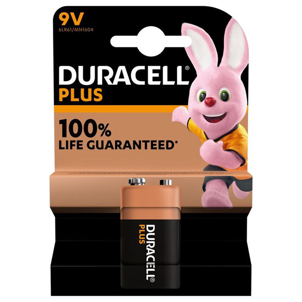 Duracell plus power 9V 6LR61 E-Block batterij MN1604 204508 - 1