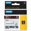 Dymo 1805424 IND Rhino tape vinyl wit op bruin 24 mm (origineel) 088662 - 1