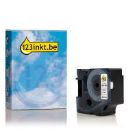 Dymo 1805443 IND Rhino tape krimpkous zwart op wit 24 mm (123inkt huismerk) 1805443C 088703