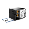 Dymo 1868734 XTL voorgesneden krimpkous tape zwart op wit 54 x 47 mm (origineel) 089062 - 1
