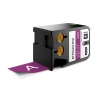 Dymo 1868794 XTL tape vinyl wit op paars 41 mm (origineel) 088990 - 1