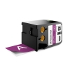 Dymo 1868795 XTL tape vinyl wit op paars 54 mm (origineel) 089016 - 1