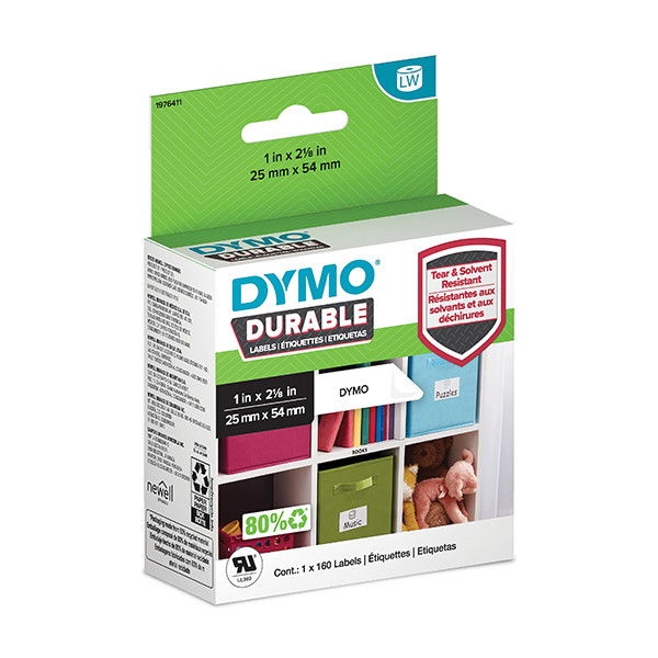 Dymo 1976411 / 22112283 duurzame smalle adresetiketten (origineel) 1976411 088570 - 1