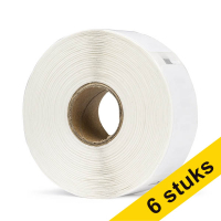 Dymo 2093094 verwijderbare multifunctionele etiketten 6 rollen 11354 (123inkt huismerk)