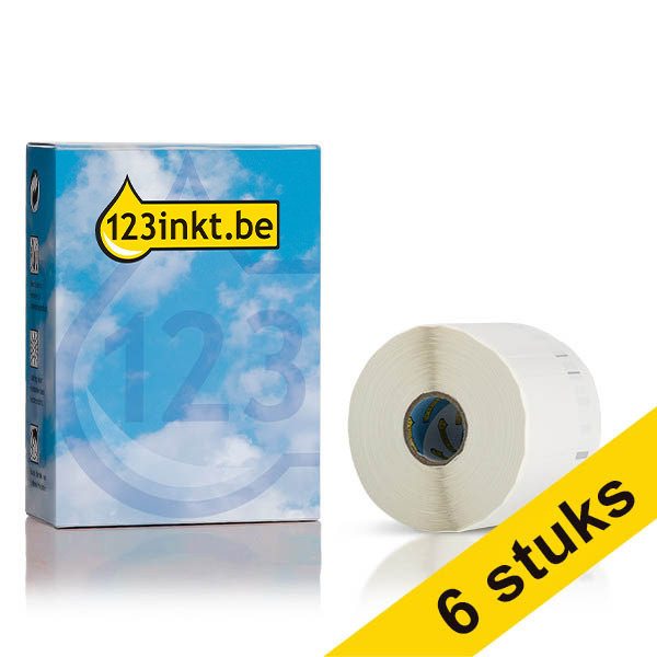 Dymo 2093094 verwijderbare multifunctionele etiketten 6 stuks 11354 (123inkt huismerk) nieuwe versie 650882 - 1