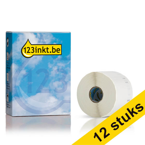 Dymo 2093095 verwijderbare multifunctionele etiketten 12 stuks 11354 (123inkt huismerk) nieuwe versie 650883 - 1