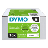 Dymo 2093097 tape zwart op wit 12 mm 10 tapes 45013 (origineel)