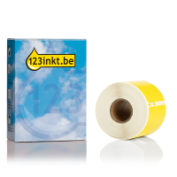 Dymo 2133400 verzend- en naambadge etiketten geel (123inkt huismerk) 2133400C 088599