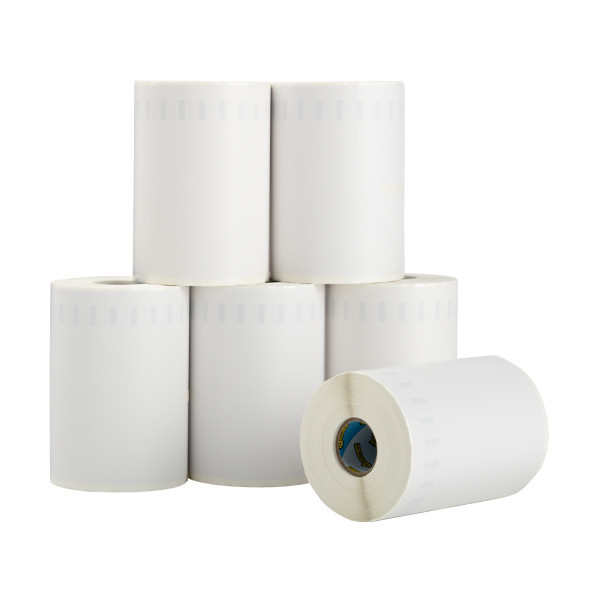 Dymo 2177565 brede adresetiketten DHL 6 stuks 2166659 (123inkt huismerk) 089177 - 1