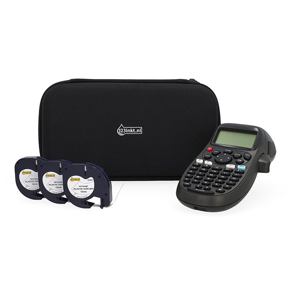 Dymo LT-100H beletteringsysteem bundel met opbergtas en 3 tapes 833490 - 3