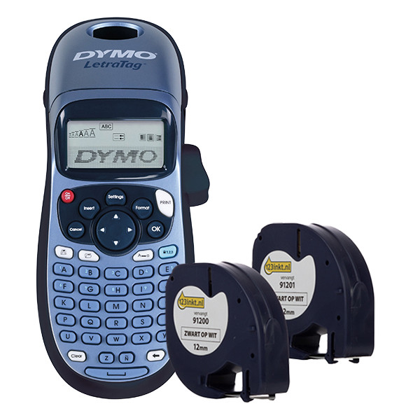 Dymo LetraTAG LT-100H beletteringsysteem + 2 tapes  833409 - 1