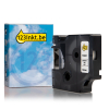 Dymo S0718260 / 18051 IND Rhino tape krimpkous zwart op wit 6 mm (123inkt huismerk)