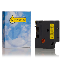 Dymo S0720730 / 40918 tape zwart op geel 9 mm (123inkt huismerk) S0720730C 088117