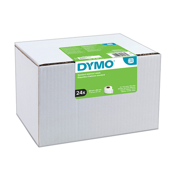 Dymo S0722360 / 13188 adresetiketten voordeelverpakking 24 rollen 99010 (origineel) S0722360 088544 - 1