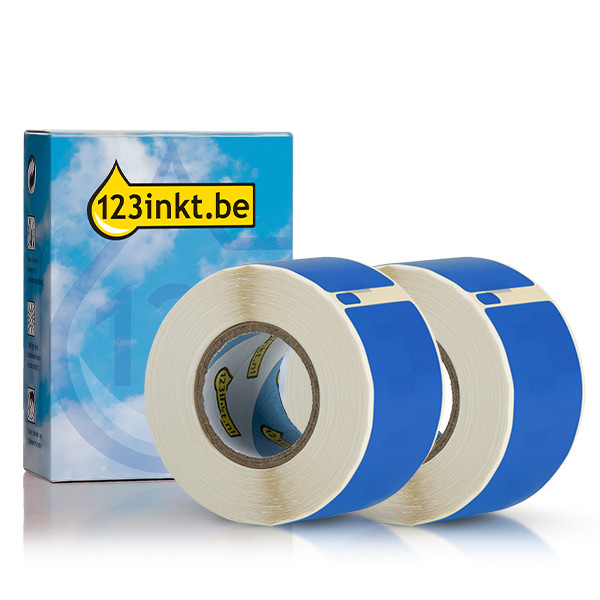Dymo S0722370 / 99010 adresetiketten 2 rollen blauw (123inkt huismerk) 089359 - 1