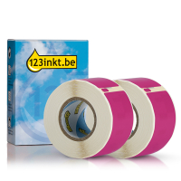Dymo S0722370 / 99010 adresetiketten 2 rollen roze (123inkt huismerk) 089364