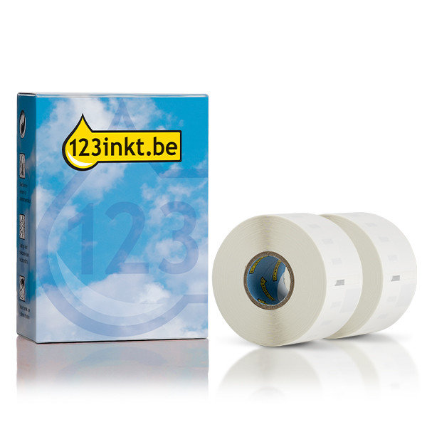 Dymo S0722400/99012 brede adresetiketten 2 rollen (123inkt huismerk) 088763 - 1