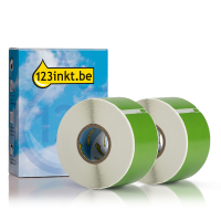 Dymo S0722400 / 99012 brede adresetiketten 2 rollen groen (123inkt huismerk) 089365